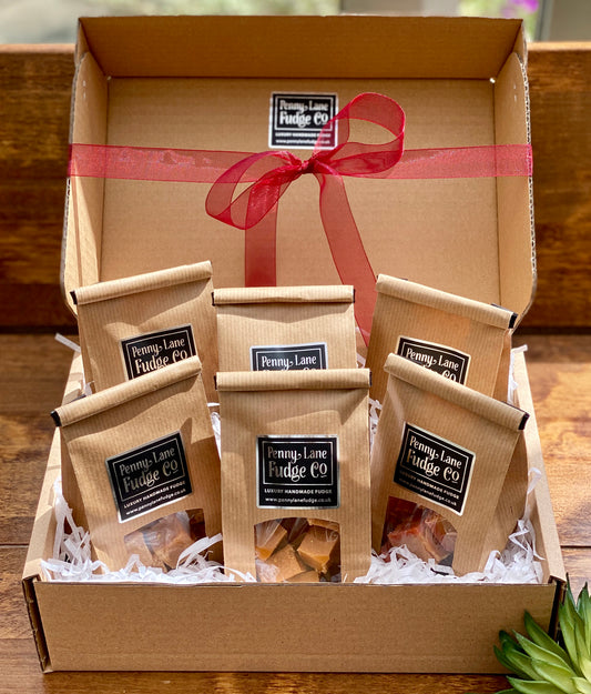 Pick Your Own Selection Of 6 Gift Kraft Bags In A Gift Hamper