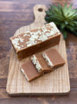 Freshly sliced Baileys fudge in gift-ready packaging – vegetarian-friendly treat