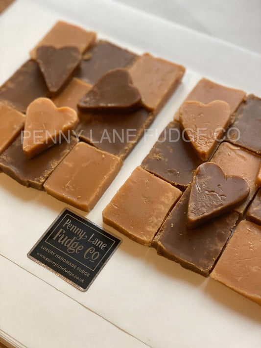 Large Heart‑Shaped Fudge Gift Box – Handmade & Gift Wrapped UK