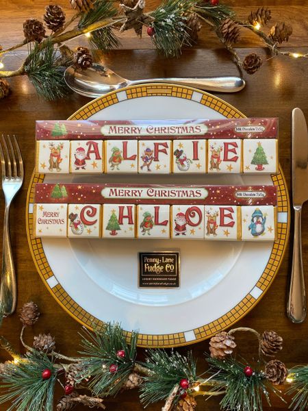 Personalised Chocolate Name Gift – 7 Letter Treat, Made in the UK
