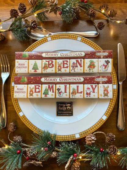 Personalised Chocolate Name Gift – 7 Letter Treat, Made in the UK